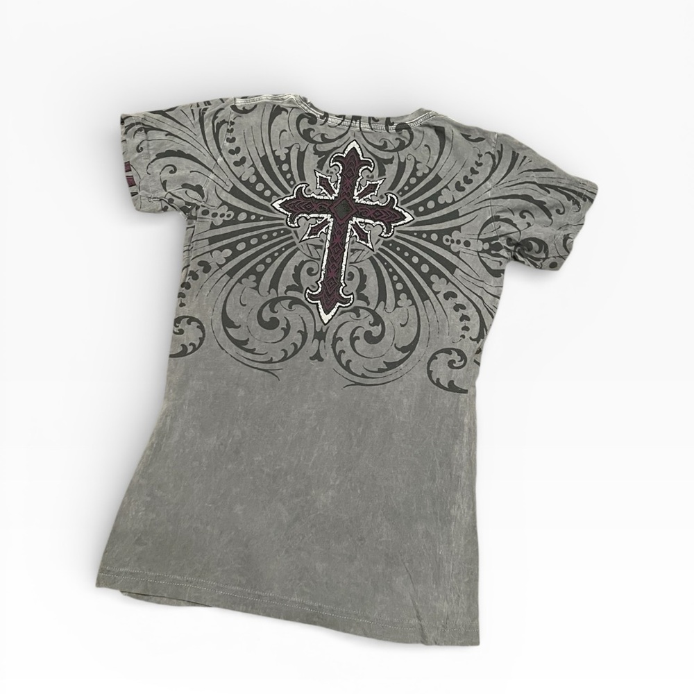 Sinful Women’s Y2K Tee with Heart and Wings Design - Picture 4 of 6